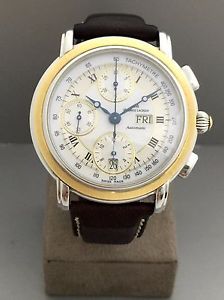 Maurice Lacroix 18k Gold Bezel Automatic Chronograph Men's Watch 41 mm MP6318