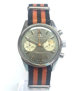 60s Vintage RARE Nivada Grenchen  DATOMASTER  Mens Chronograph Watch  Ref 87003