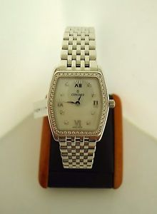 NEW Women's 14K White Gold Concord Bella 22mm Swiss Watch w/ Box 66A11431 $8780