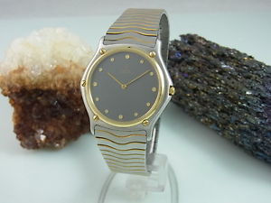 EBEL SPORT WAVE EDELSTAHL / GOLD HERRENUHR REF 181903