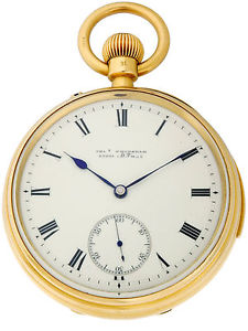 Minute Repeater Charles Frodsham, London 18K YG English Pocket Watch, c. 1850