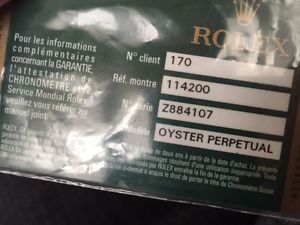 ROLEX AIR KING 114200 con garanzia