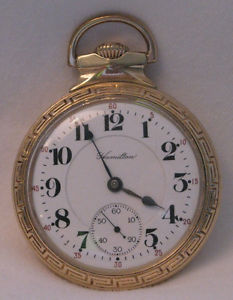 Hamiliton,Sz.16, 23 jewel, 950 Railroad Case, Pocket Watch,openface,MS#1080573