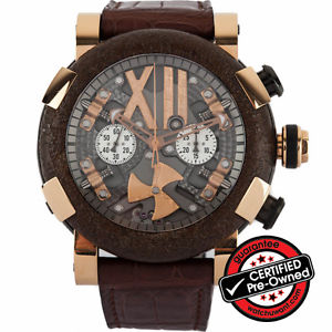 Pre-Owned RJ-Romain Jerome Steampunk Red Gold Chrono Ref. RJ.T.CH