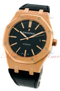 Audemars Piguet Royal Oak 41mm Mens Watch Rose Gold 15400OR.OO.D002CR.01
