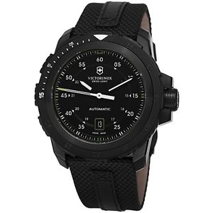 Victorinox Swiss Army Alpnach Mechanical Automatic Black Dial Black Nylon Mens W