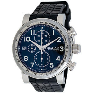 Graham Vintage Silverstone Stowe Mens Chrono Watch - 2BLES.B35A.A23F - $9,850