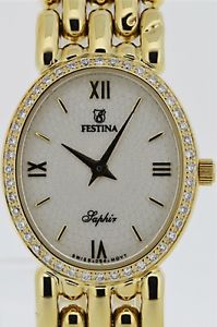 Festina Saphier - 18k Gelbgold & Brillanten
