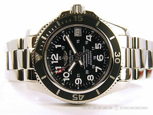 BREITLING Superocean II 36MM acero AUT Ref. A17312C9/BD91/179A. NUEVO!
