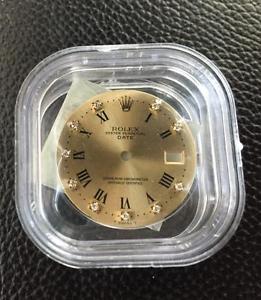 Rolex Date 152xx: Original Golden Dial, Roman Numerals and Diamonds