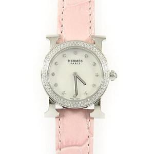 Authentic HERMES HR1.230 H watch Rondo  12P Quartz  #260-001-509-4049