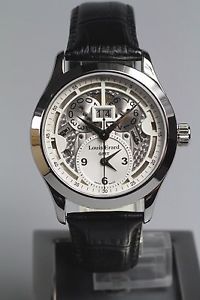 Louis Erard skelettierte schweizer Armbanduhr Automatik GMT (93204AA01.BDC02)
