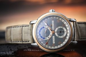 Men’s SS 42mm MAURICE LACROIX MASTERPIECE REGULATEUR Automatic Watch/B&P