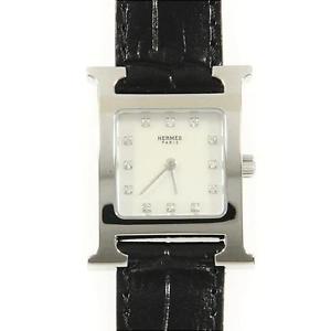 Authentic HERMES HH1.210 H Watch  Quartz  #260-001-601-9263