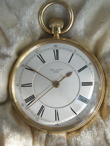 John Poole englische Kapitänsuhr 18K Gold