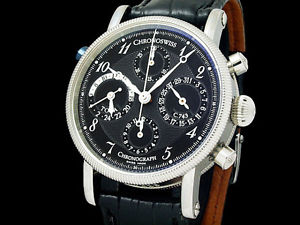 Auth CHRONOSWISS Tora Chronograph CH7423 SS Auto Men's Watch(S A48332)