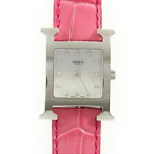 Authentic HERMES HH1.210 H Watch  Quartz  #260-000-432-3006