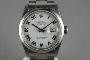 Rolex 16200 oyster perpetual DATAJUST anno 206 seriale t BRACCIALE OYSTER