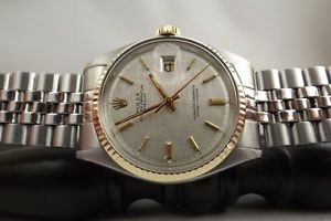 Rolex Datejust 1601 cal. 1570 acciaio oro anno 1974 Textured dial - jubilee