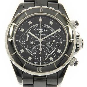 Authentic CHANEL H2419 J12 41mm Chrono ceramic 9P Automatic  #260-001-612-2970