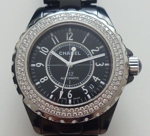 MONTRE watch orologio CHANEL J12 H950 DIAMANTS ET AUTOMATIQUE