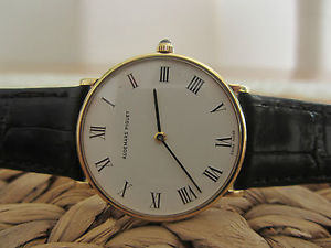 Ultra Rare Audemars Piguet Yellow Gold 18k Ultra Slim Mint Condition!
