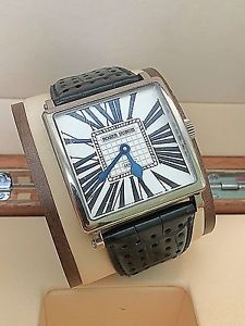 Men's Roger Dubuis Golden Square XL All 18k White Gold Limited Edition Watch