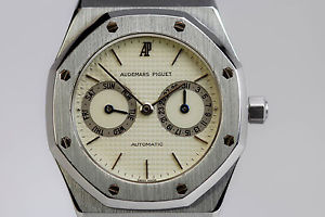 Audemars Piguet Royal Oak Day Date Automatic 36mm Watch 1980s 25572ST