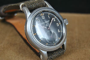 VINTAGE PILOT WATCH JAEGER LECOUTRE MILITARY WWW RAF HERREUNUHR Cal.479