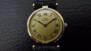 AUTHENTIC VERMEIL QUARTZ WOMENS 925 WATCH
