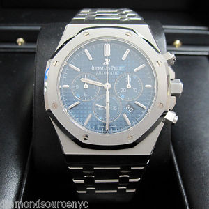 Audemars Piguet Royal Oak Chronograph 41mm Blue 26320st Automatic Watch