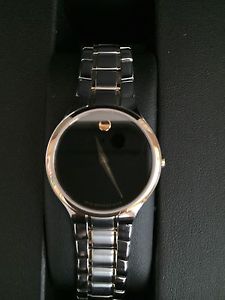 Womens Movado Serio Watch 606389 NIB - 2 tone