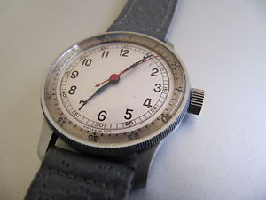 VINTAGE DOXA AVIATORS/PILOTS MILITARY TYPE MEN'S WRISTWATCH - INNER BEZEL