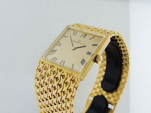 Universal Geneve Vintage 18K Gold case/Bracelet,87.71 grams 25.5mm Ext.Rare LNIB