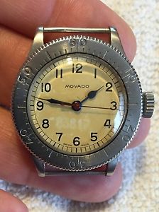 Vintage RAF British Military Movado Weems 6B/159 MK V11 A TE161