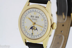 JUVENIA Moon Phase Triple Calendar Swiss Made Automatic Watch AS 1250 (2077)