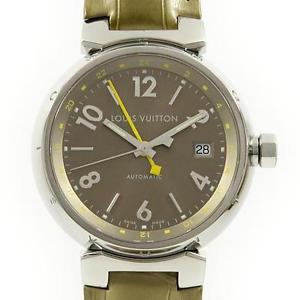 Authentic LOUIS VUITTON Q1132 Tambour GMT Automatic  #260-001-501-0469