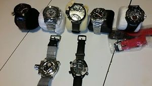 Upscale Watch Collection Mixed Lot Invicta, Renato, Offshore, Deep Blue, U-Boat