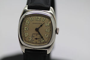 Vintage Hamilton Meadowbrook 14k White Gold 19 Jewel 979 Manual Wind Watch