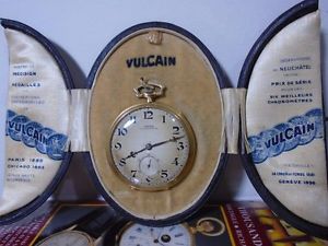 Relógio Bolso Vulcain Ouro Maciço 18 K