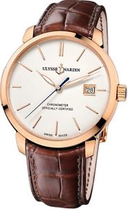 Ulysse Nardin San Marco Classico 18k Rose Gold Ref#8156-111 Automatic Mens Watch