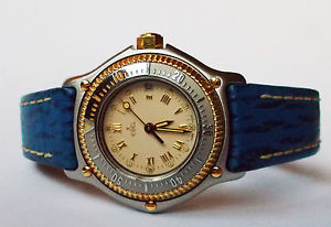 Rare EBEL Discovery Diver's Ladies Quartz Watch. 18K Gold. 30mm. Date. W/R 200M