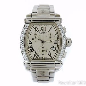 Charriol Colvmbvs 060T2 Chrono Diamond Bezel Swiss Made Quartz Watch - Preowned