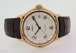 Auth. Ebel 1911 Senior Automatic 8080241 18k Solid Gold Wrist Watch