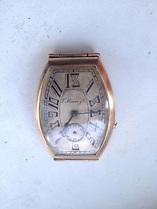 RARE Antique H. MOSER & Co WATCH 14K ROSE GOLD 583 Swiss Russian