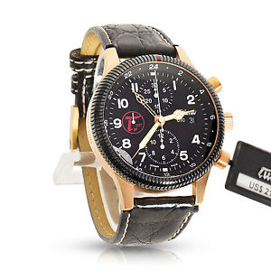 Men's Tutima Grand Classic Alpha 18K Rose Gold Chronograph Auto Watch 789-01