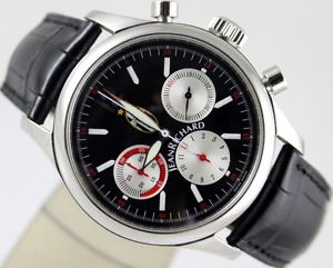 JEAN RICHARD JUVENTUS CHRONOGRAPGH LIMITED EDITION to 200 PCS BLACK DIAL