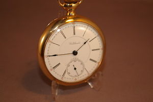 American Waltham Riverside Maximus 21J, 2-Stars, M-1888, 16S, 16J, c1895, 14 Kt