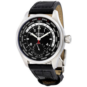 Alpina Startimer Pilot Manufacture Worldtimer Mens Watch Al-718b4s6