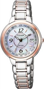 CITIZEN watch EXCEED titanium collection Eco-Drive EC1094-57A Ladies Japan F/S